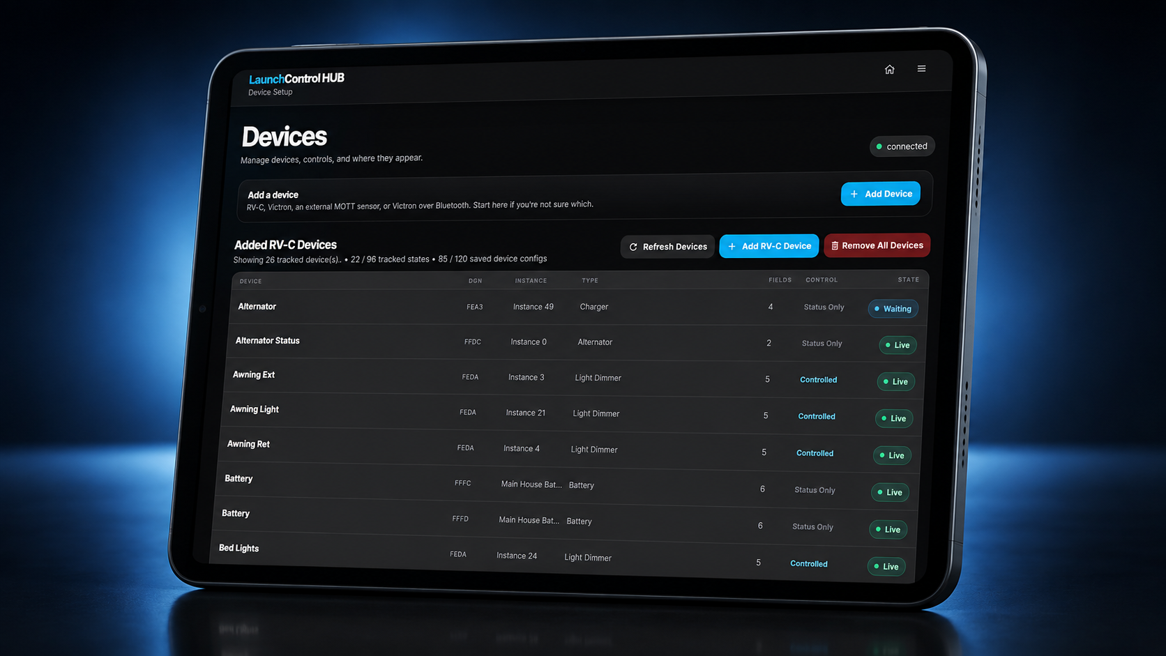 LaunchControl HUB